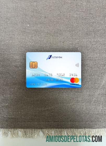 EUA Nebraska Five Points Bank Mastercard Photolook Front amostra